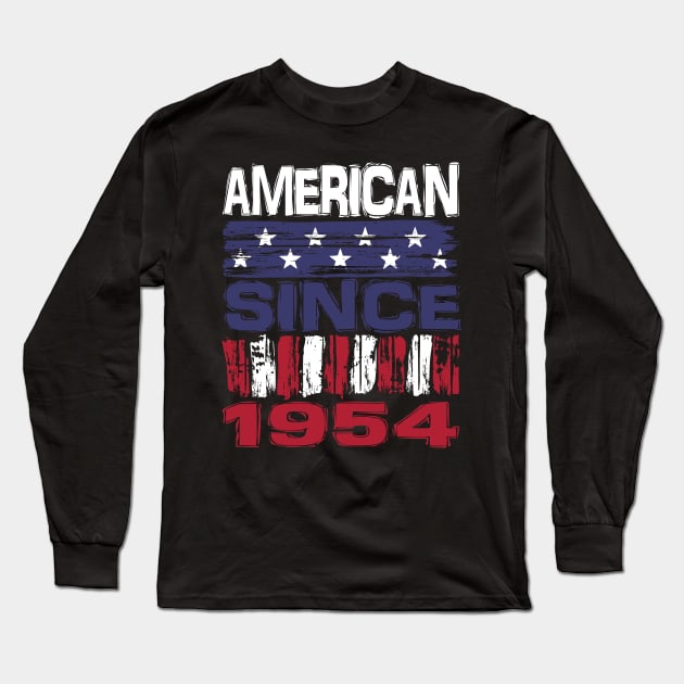 American Since  1954 Long Sleeve T-Shirt by Nerd_art